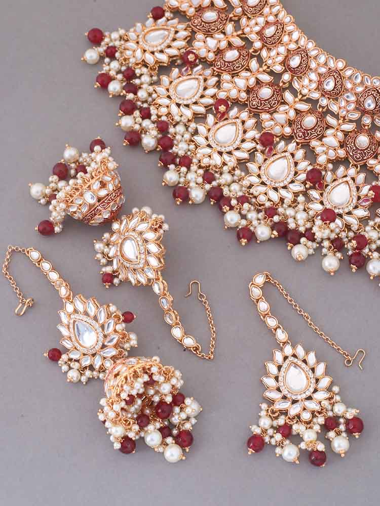Ruby Jayshri Jewellery Set