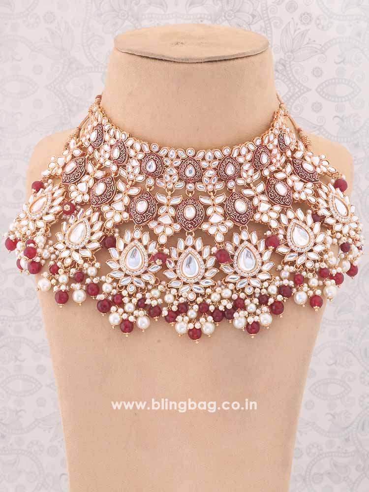 Ruby Jayshri Jewellery Set