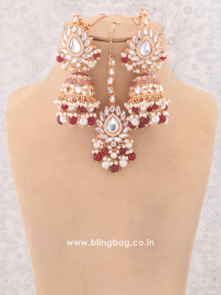 Ruby Jayshri Jewellery Set