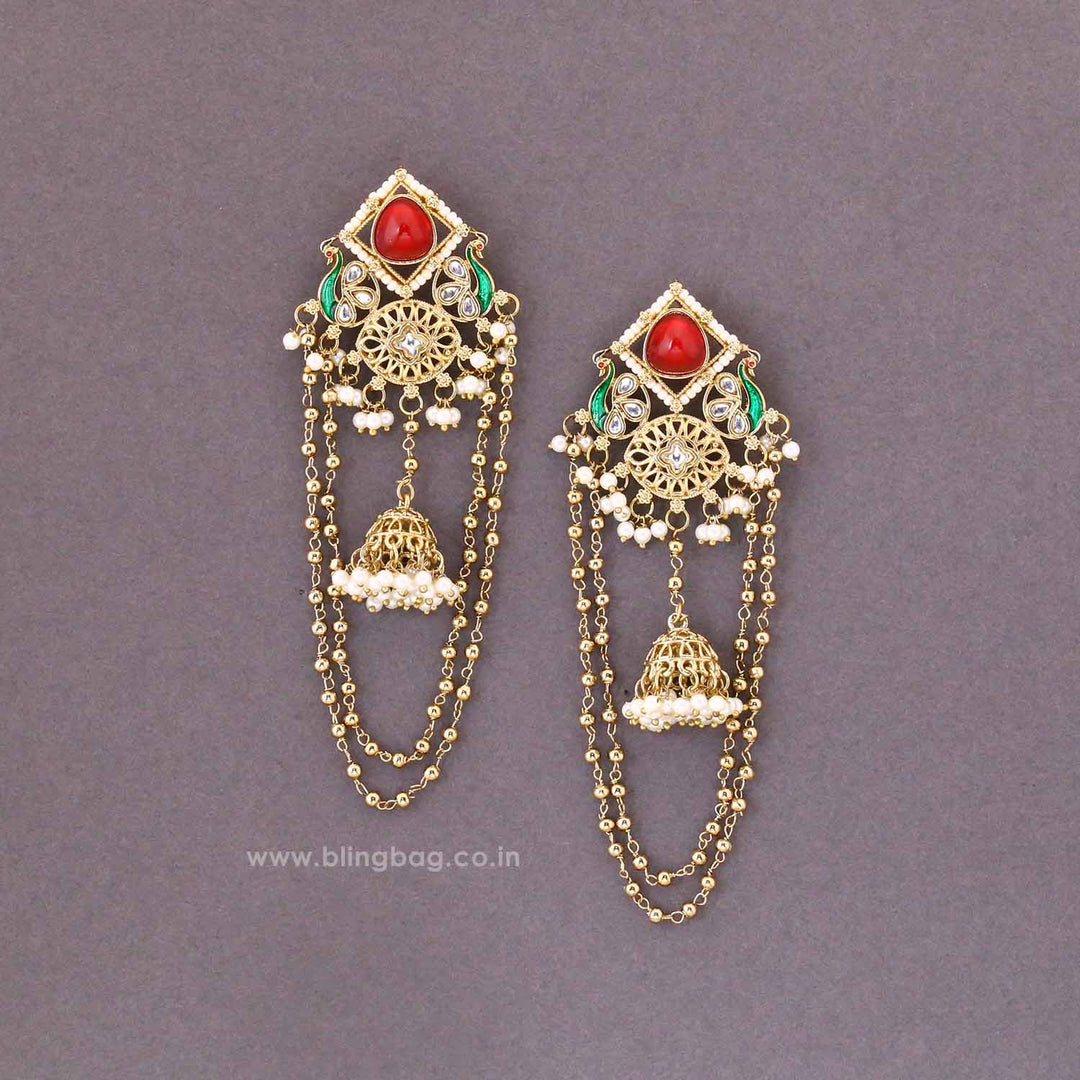 Ruby Jesin Jhumkis
