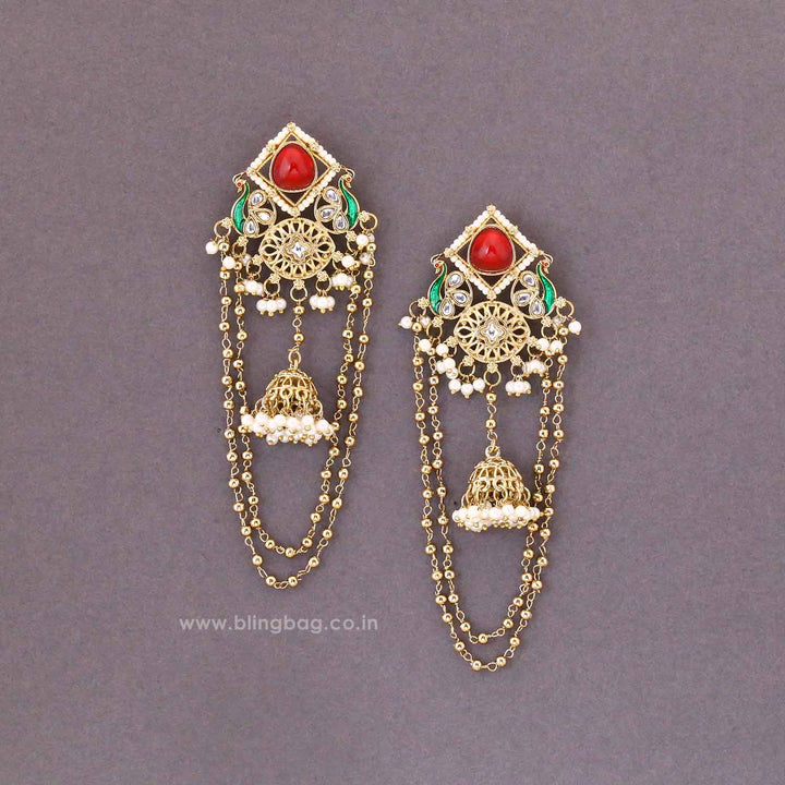 Ruby Jesin Jhumkis