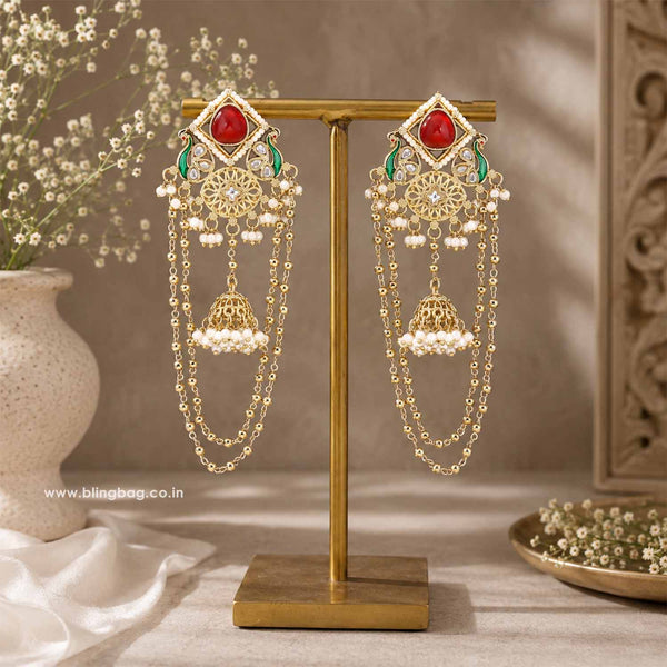 Ruby Jesin Jhumkis