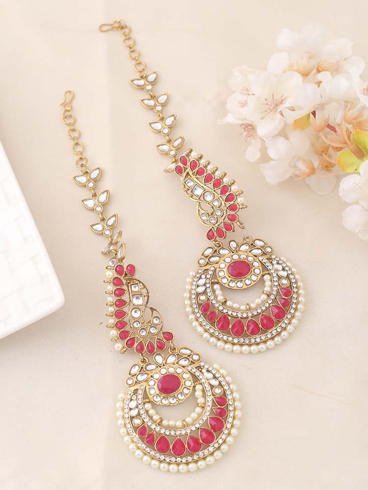 Ruby Jharokha Sahara Chandbalis