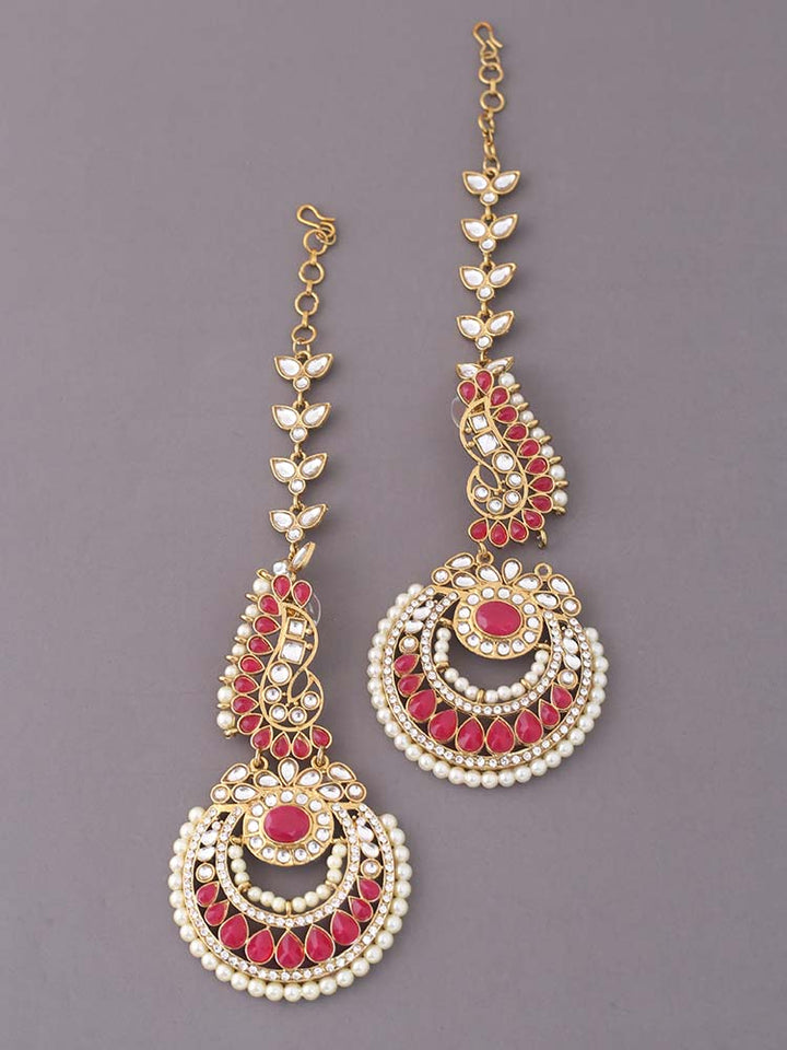 Ruby Jharokha Sahara Chandbalis