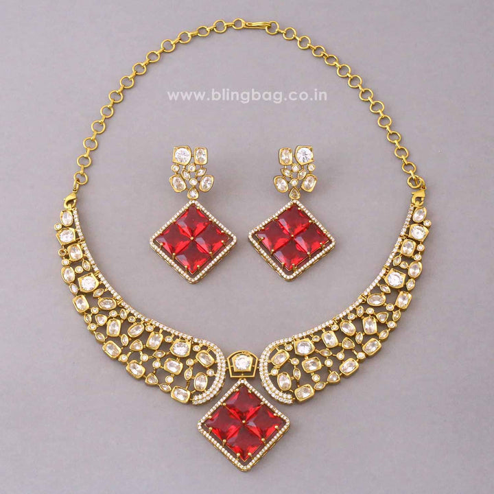 Ruby Katherina Victorian Jewellery Set - New Arrival