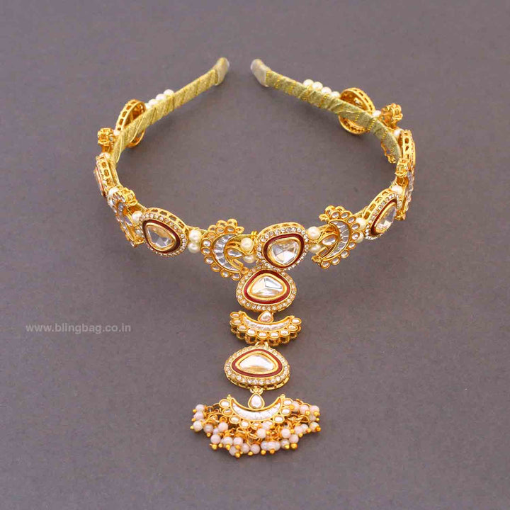 Ruby Kaviska Hairband With Tikka