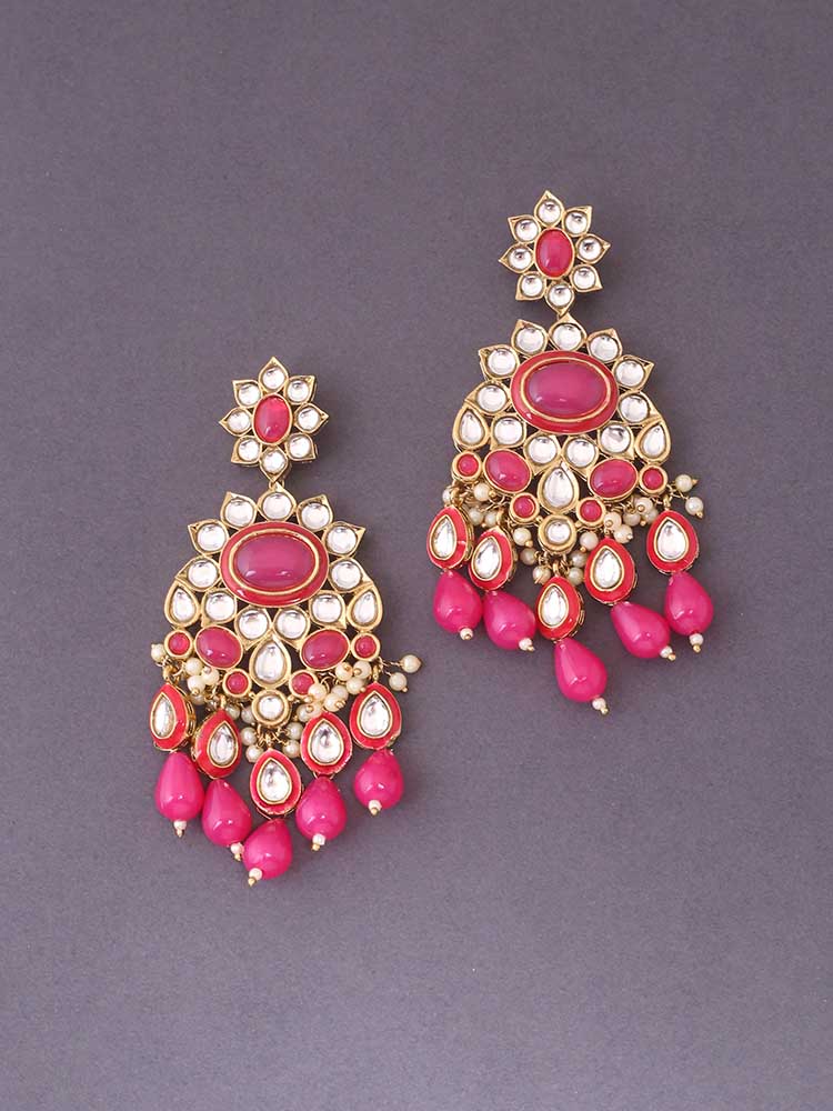 Pink Kyra Danglers