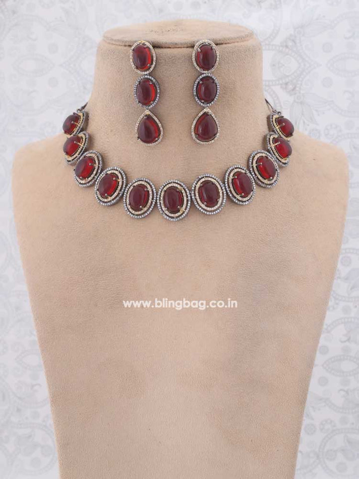 Ruby Mallory Zirconia Jewellery Set