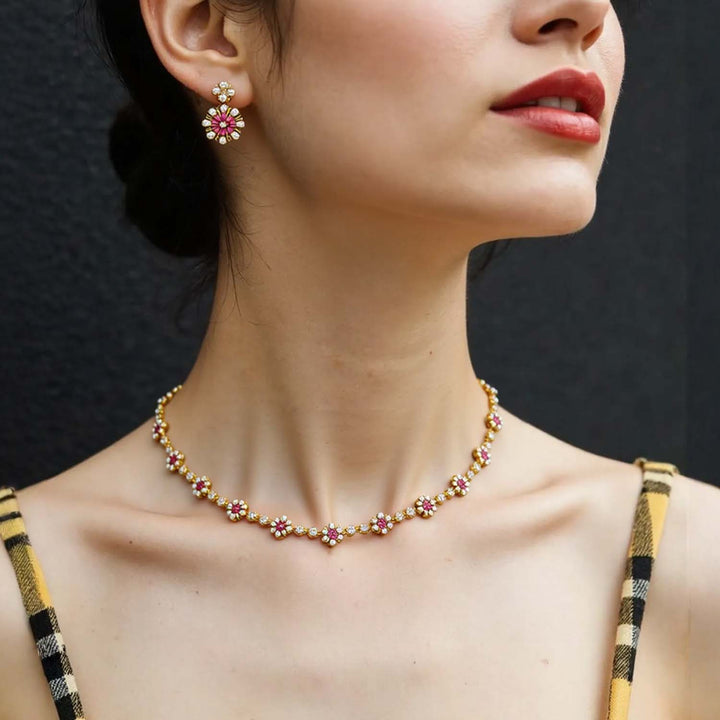 Ruby Maryam Victorian Jewellery Set - New Arrival