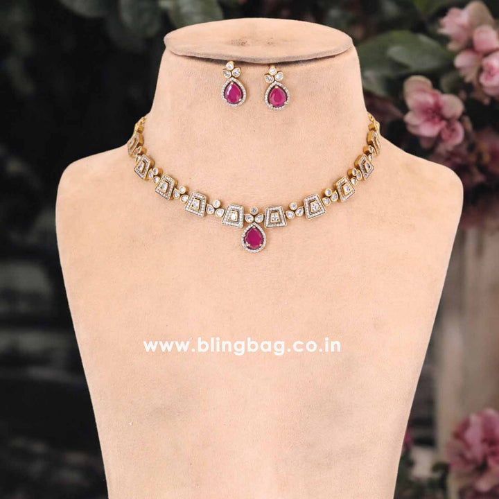 Ruby Milica Victorian Jewellery Set- New Arrival