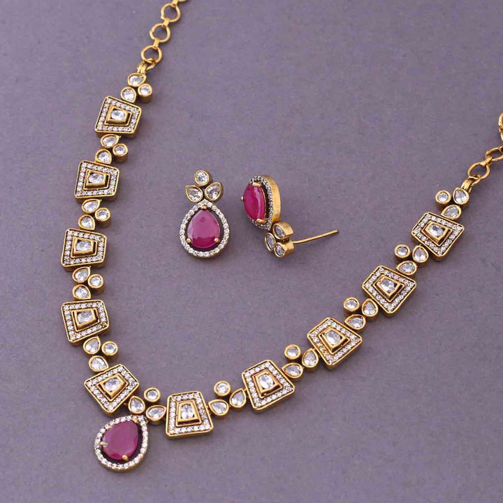 Ruby Milica Victorian Jewellery Set- New Arrival