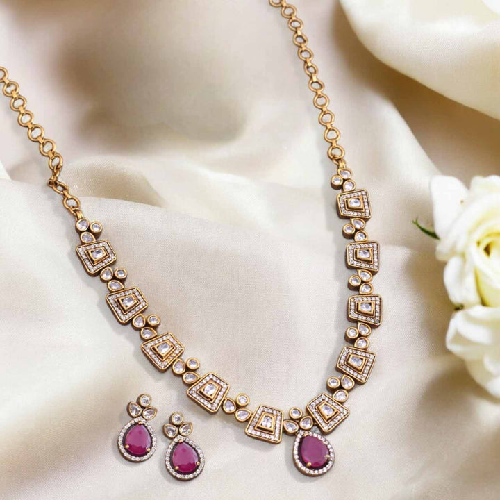 Ruby Milica Victorian Jewellery Set- New Arrival