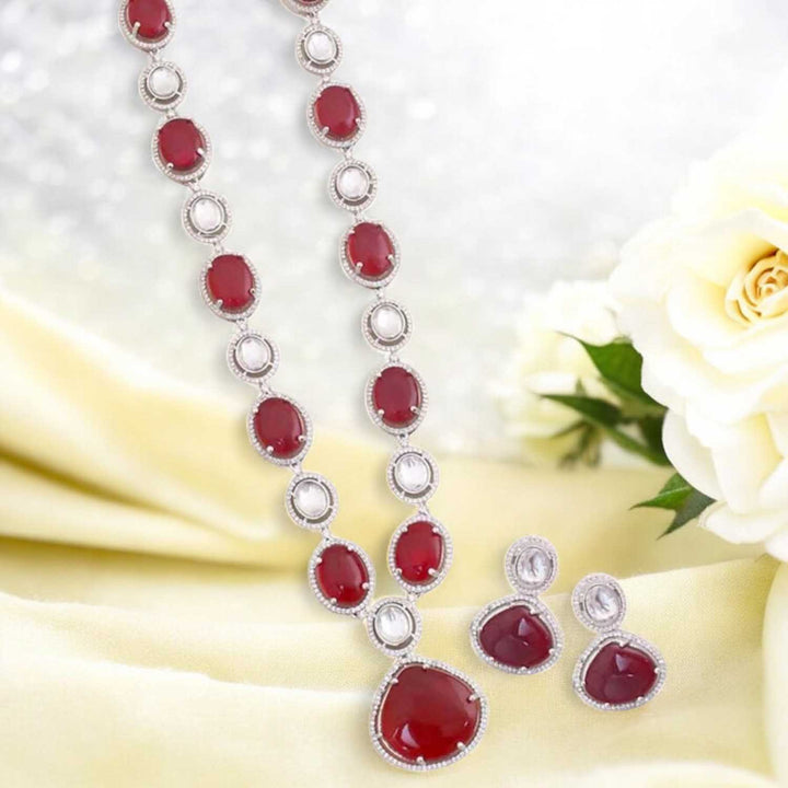 Ruby Nadine Zirconia Jewellery Set