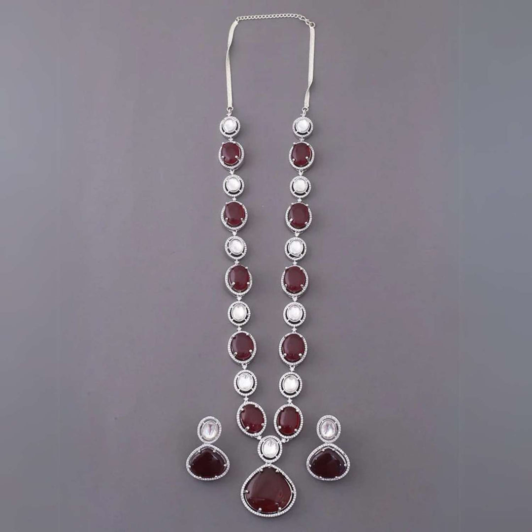 Ruby Nadine Zirconia Jewellery Set