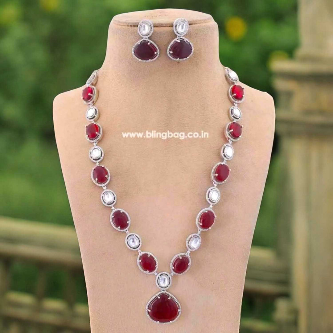 Ruby Nadine Zirconia Jewellery Set