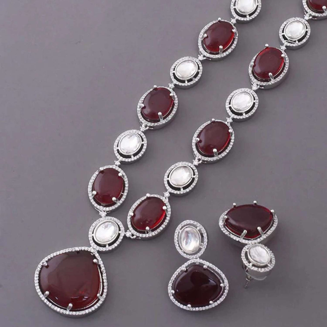 Ruby Nadine Zirconia Jewellery Set