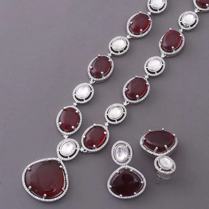 Ruby Nadine Zirconia Jewellery Set