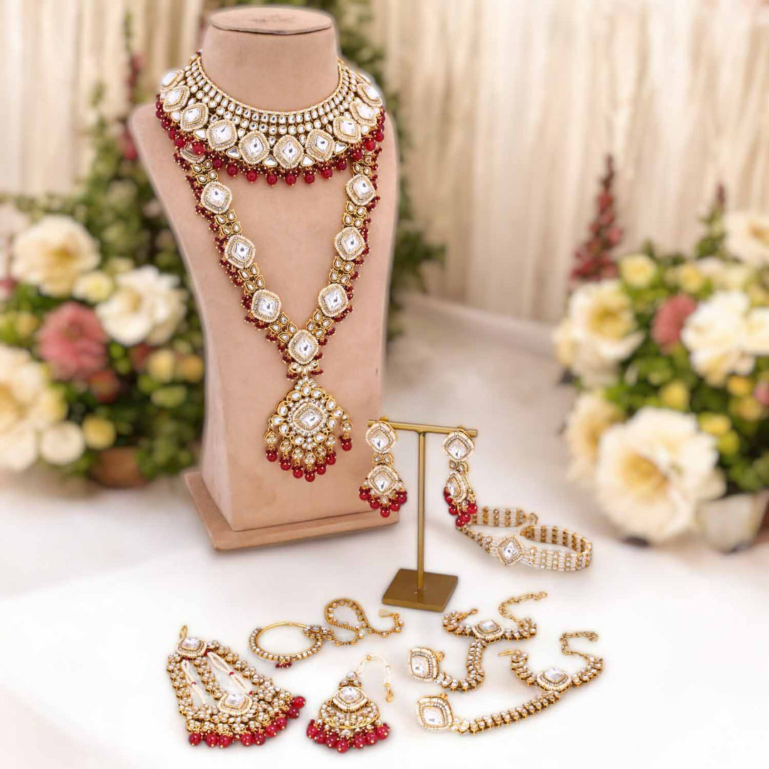 Ruby Nadiya Bridal Jewellery Set – Bling Bag1