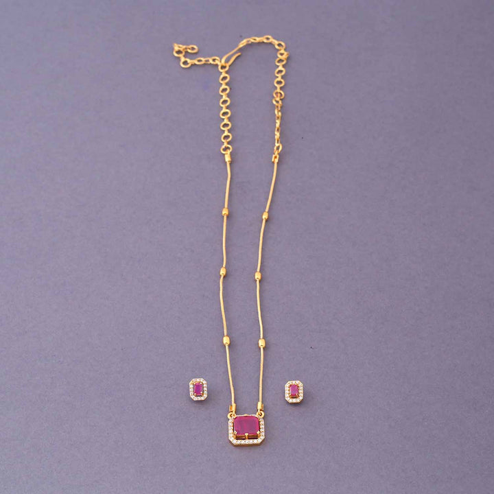 Ruby Purmi Antique Pendant Set-New Arrival