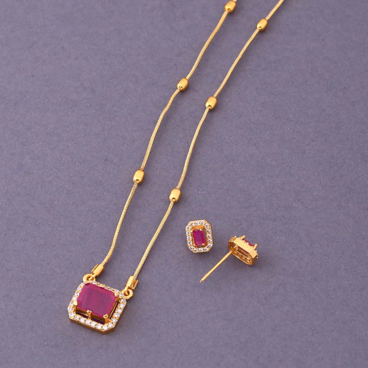 Ruby Purmi Antique Pendant Set-New Arrival
