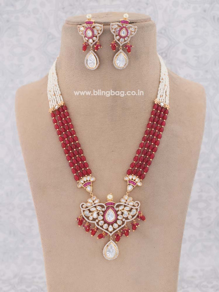 Ruby Risette Zirconia Jewellery Set