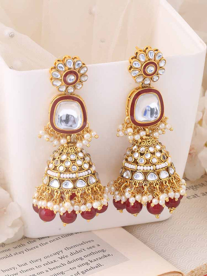 Ruby Riyanshi Jhumkis