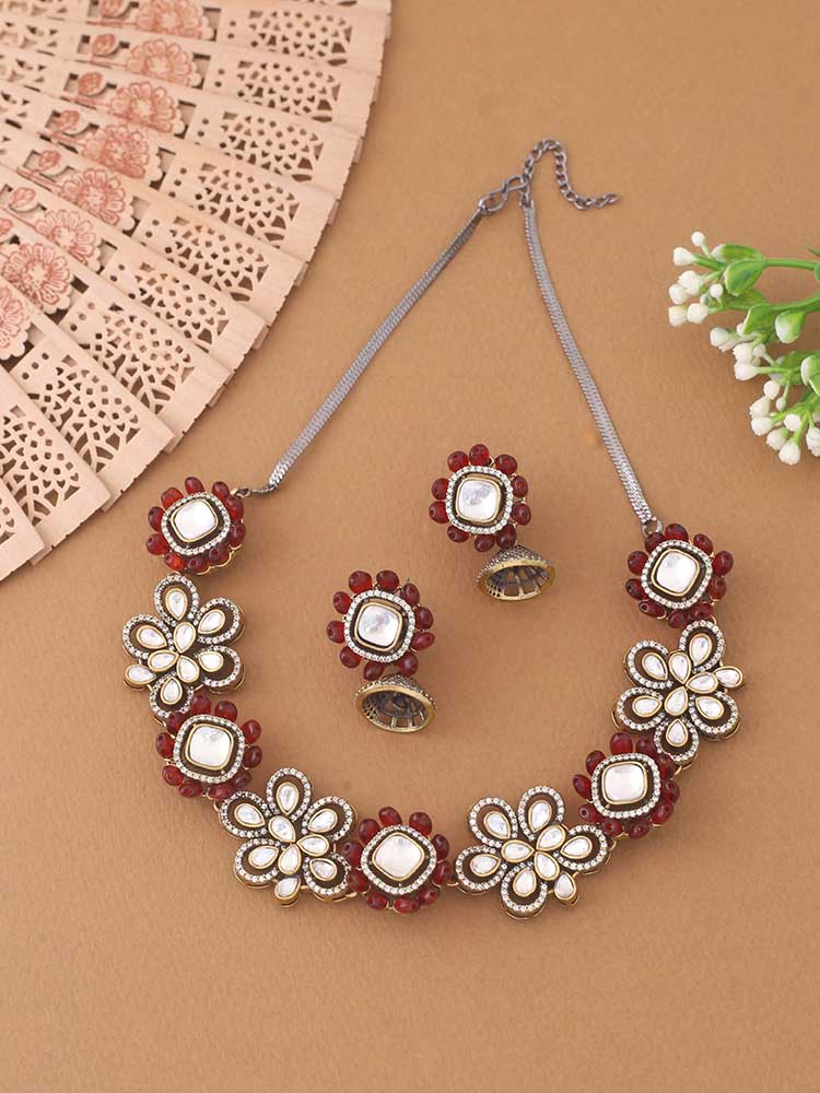 Ruby Sabine Zirconia Jewellery Set