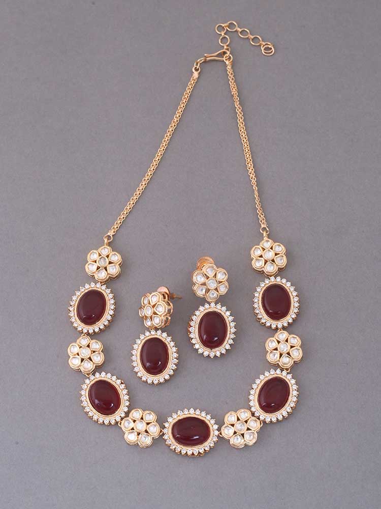 Ruby Shifra Zirconia Jewellery Set