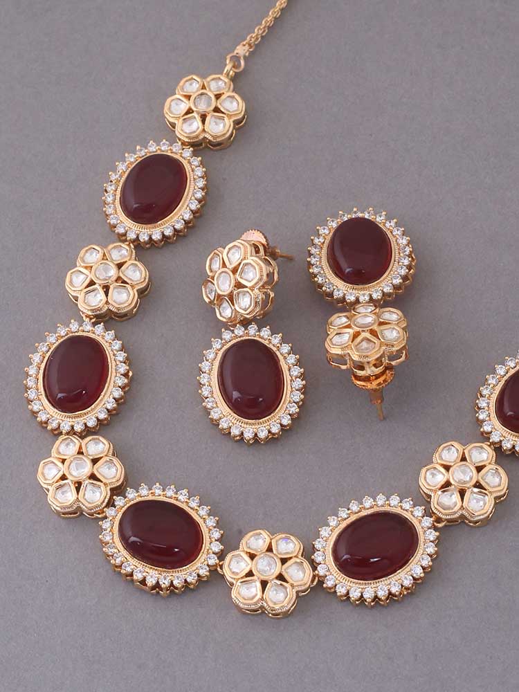Ruby Shifra Zirconia Jewellery Set