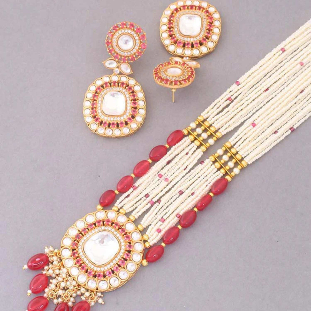 Ruby Siddhiksha Jewellery Set - EOSS