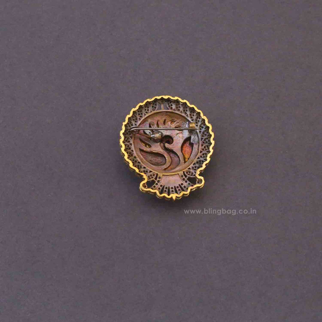 Ruby Swan Brooch