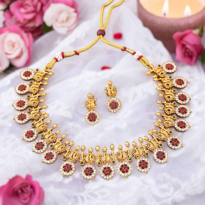 Ruby Tarvaya Antique Jewellery Set - New Arrival