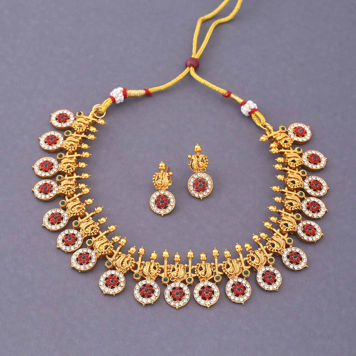 Ruby Tarvaya Antique Jewellery Set - New Arrival