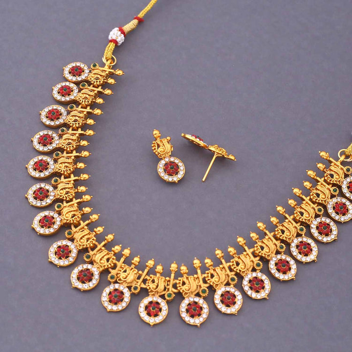 Ruby Tarvaya Antique Jewellery Set - New Arrival