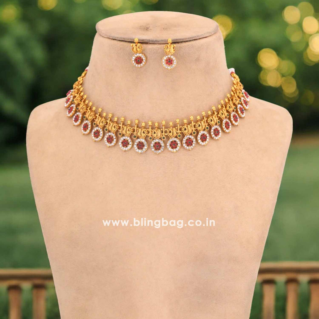 Ruby Tarvaya Antique Jewellery Set - New Arrival