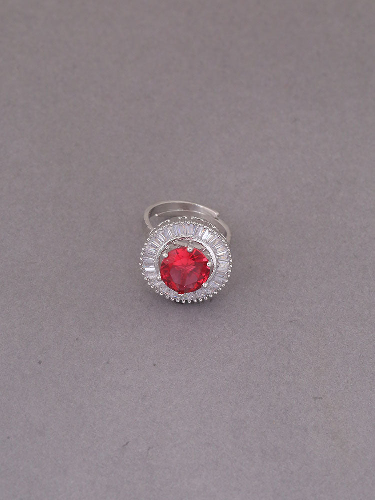 Ruby Theodora Adjustable Ring - EOSS