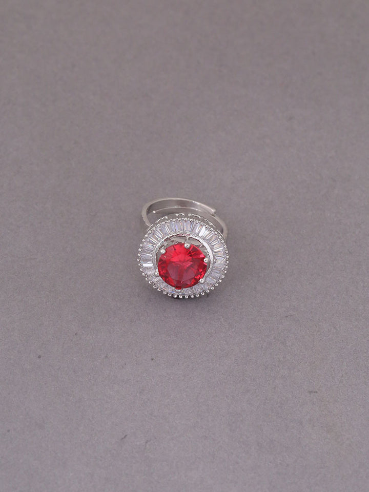Ruby Theodora Adjustable Ring - EOSS