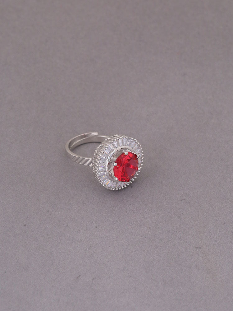 Ruby Theodora Adjustable Ring - EOSS