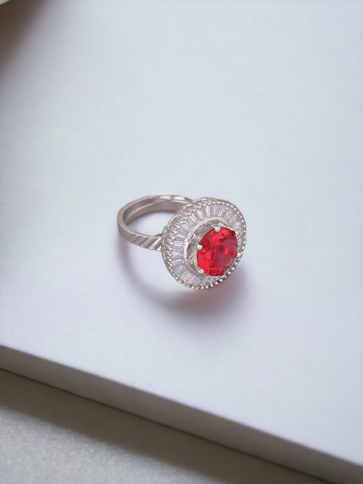 Ruby Theodora Adjustable Ring - EOSS