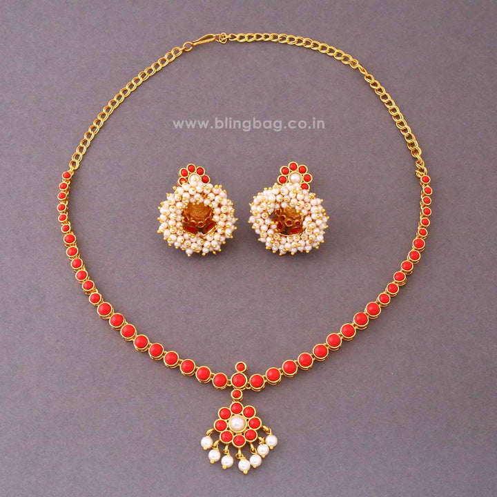 Ruby Uma Antique Jewellery Set- New Arrival