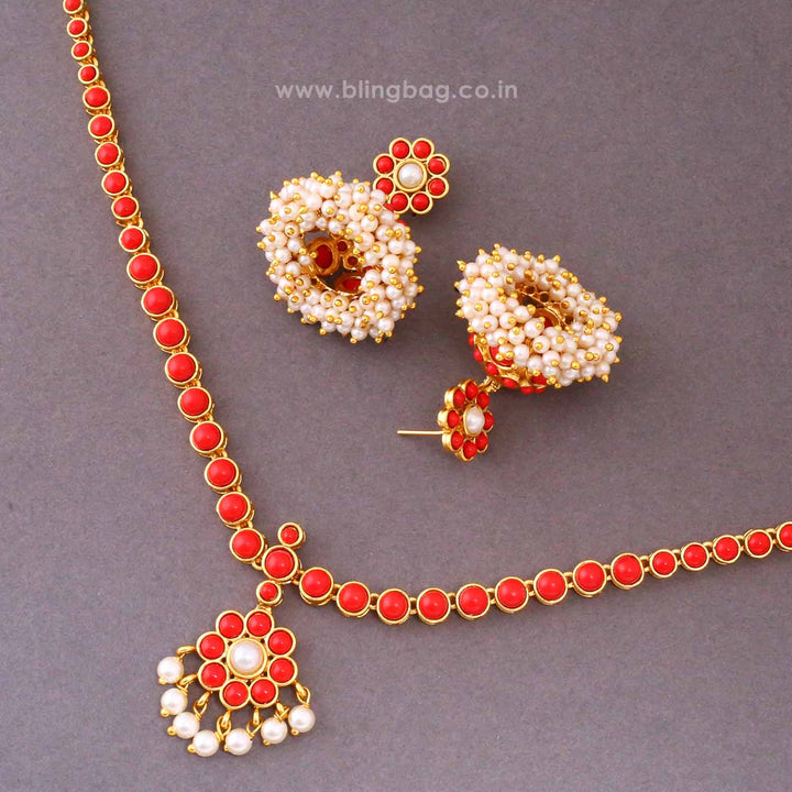 Ruby Uma Antique Jewellery Set- New Arrival