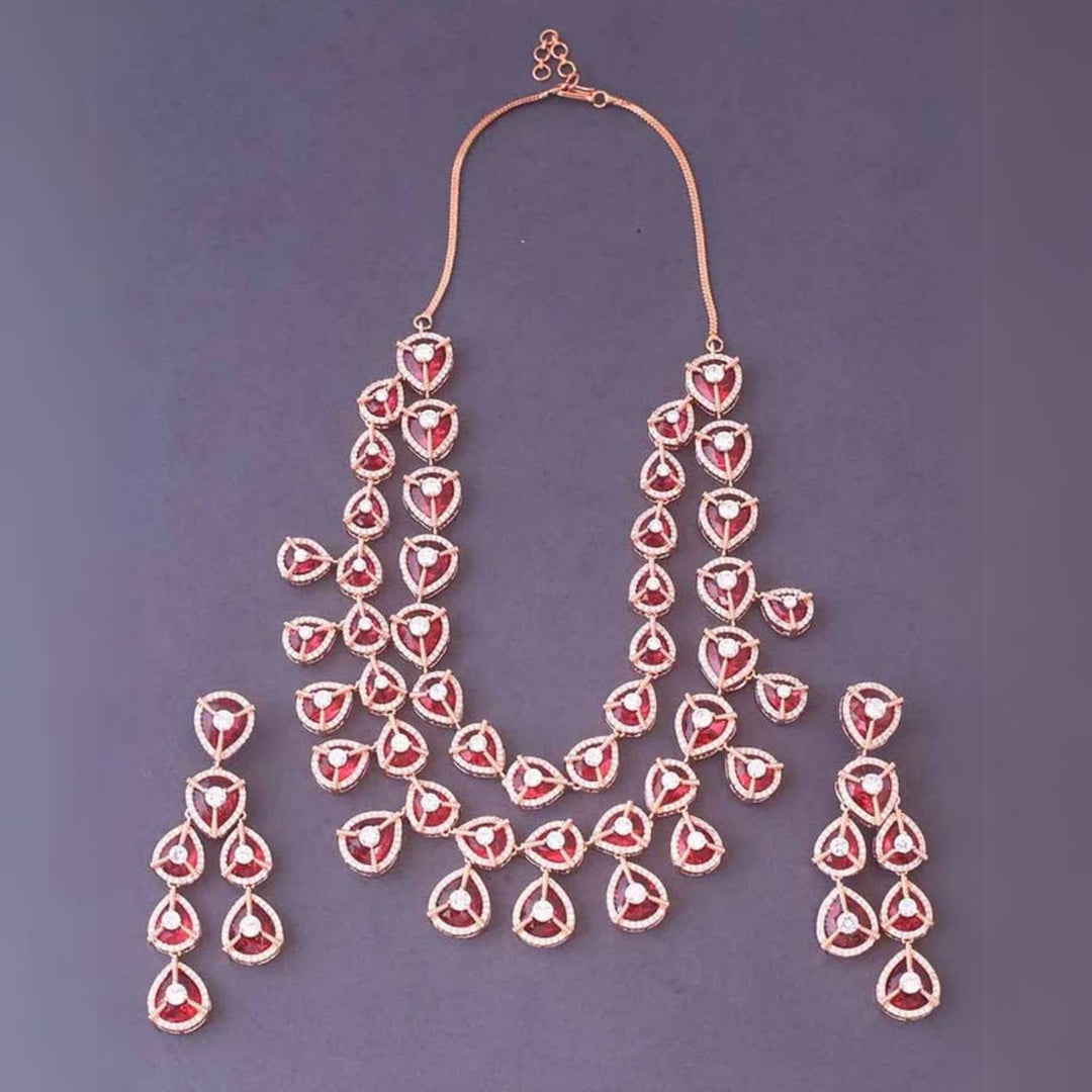Ruby Ursula Zirconia Jewellery Set