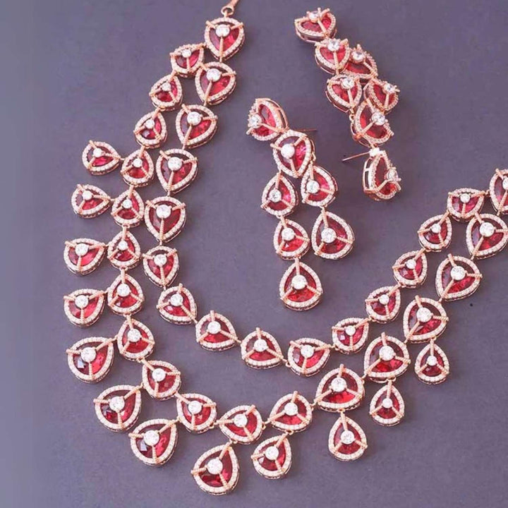 Ruby Ursula Zirconia Jewellery Set