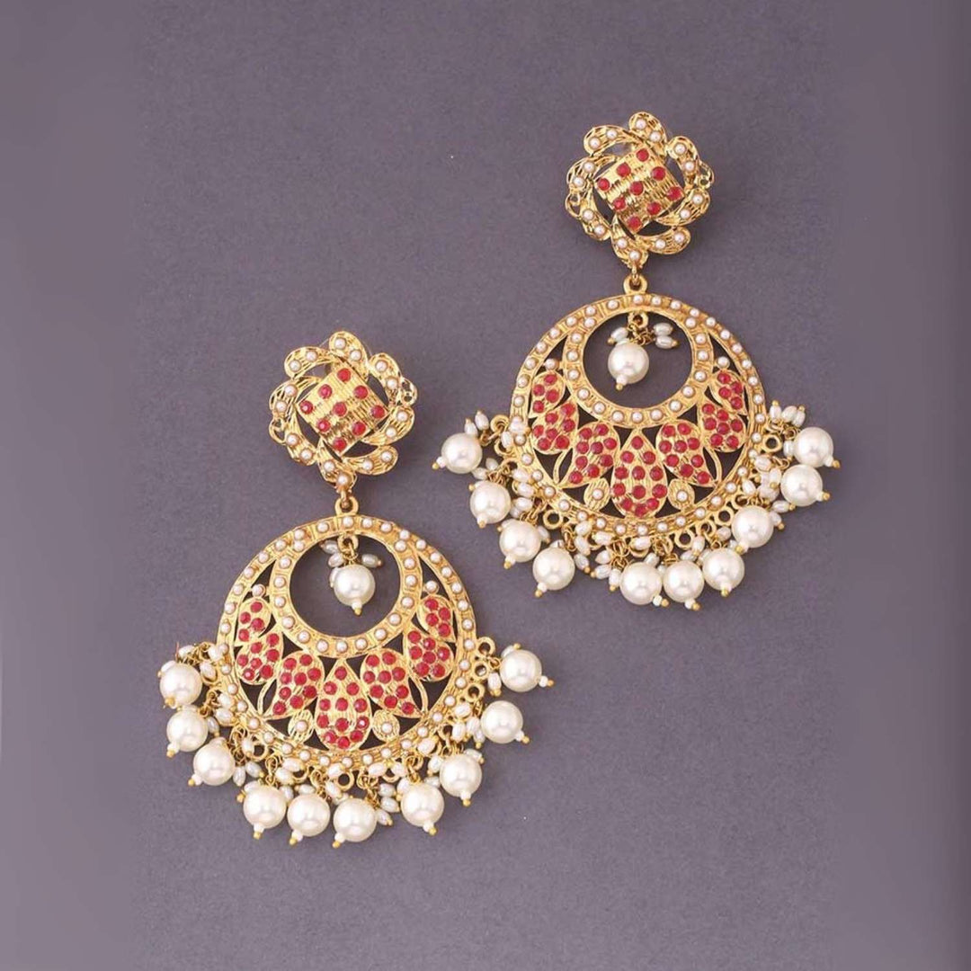 Ruby Urva Ethnic Chaandbalis