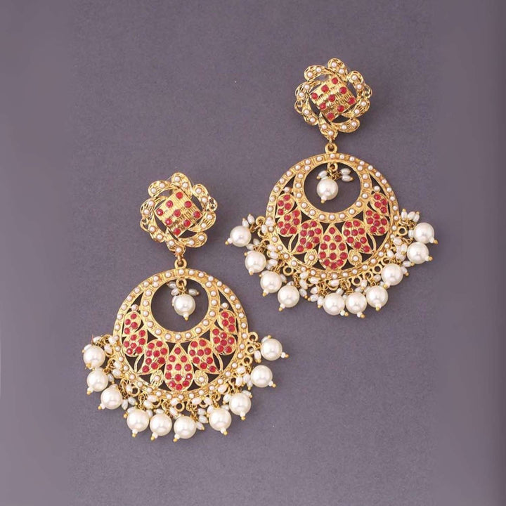 Ruby Urva Ethnic Chaandbalis
