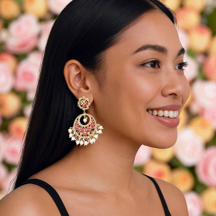 Ruby Urva Ethnic Chaandbalis