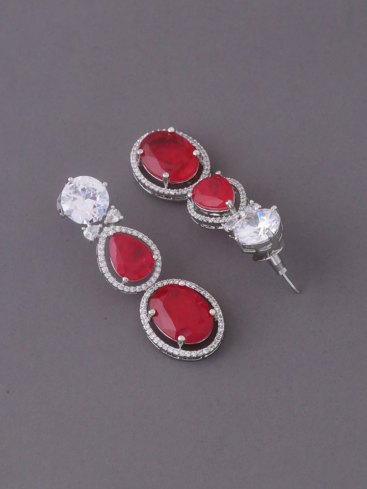 Ruby Valerie Zirconia Danglers - EOSS