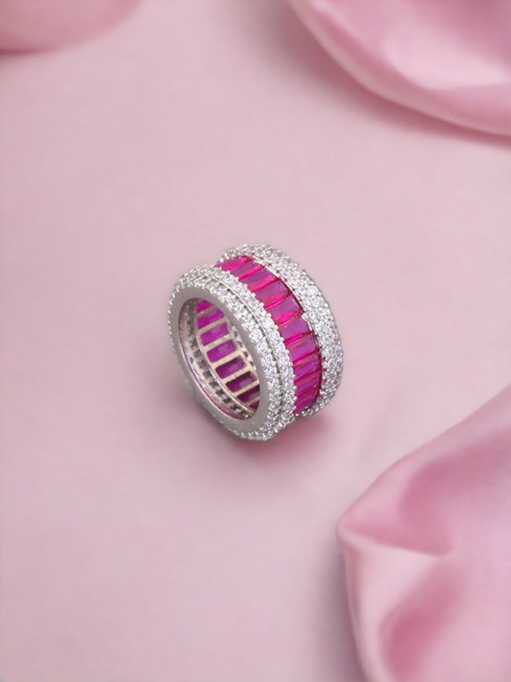 Ruby Vassiliki Zirconia Ring