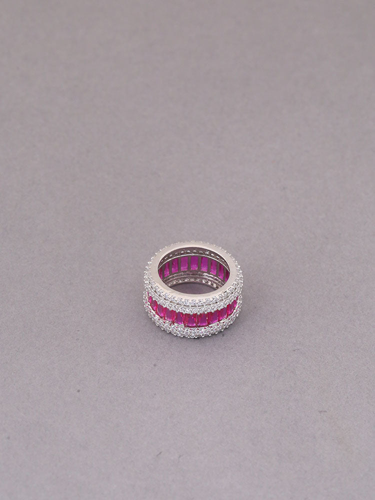 Ruby Vassiliki Zirconia Ring