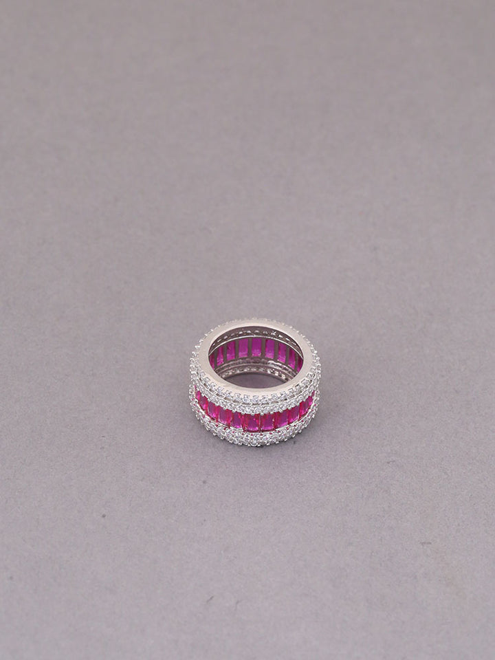 Ruby Vassiliki Zirconia Ring